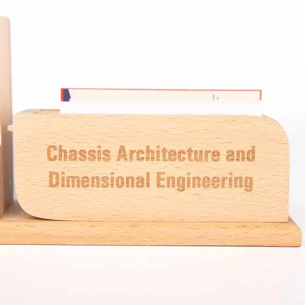 Wooden Desktop Holder-Pen and Card Holder